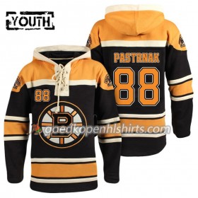 Boston Bruins David Pastrnak 88 Zwart Hoodie Sawyer - Kinderen